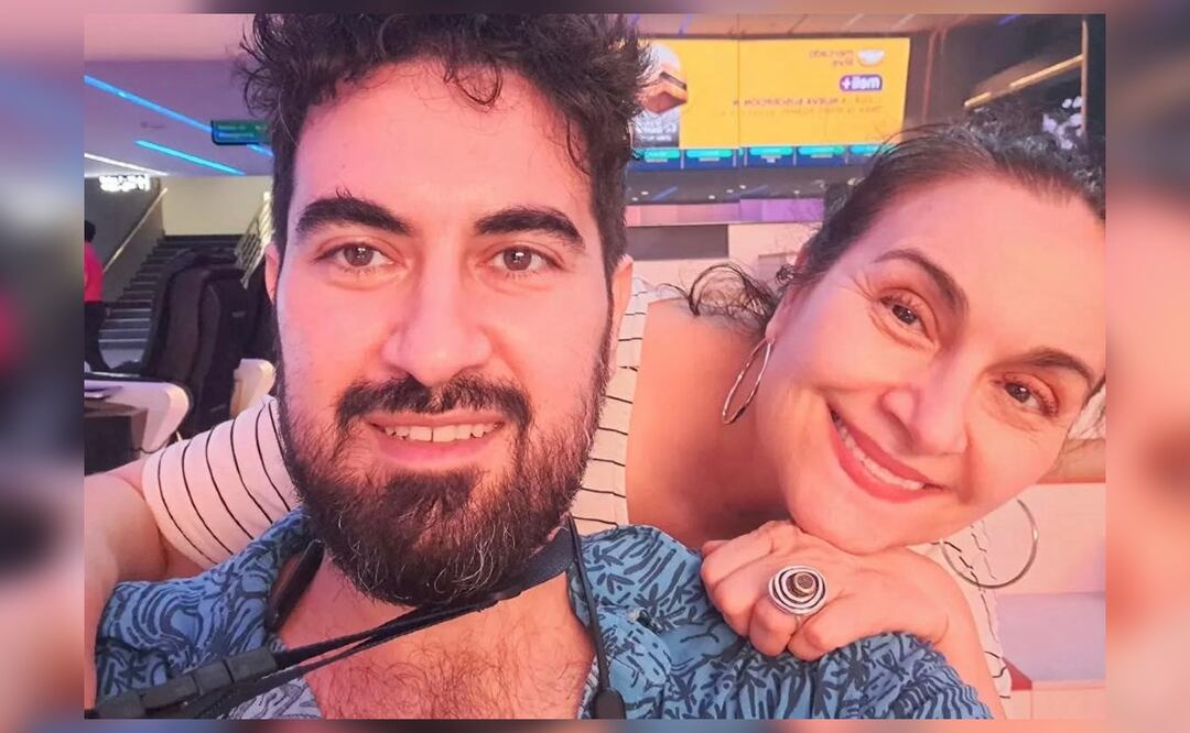 Lorene Prieto con su hijo de manos amputadas