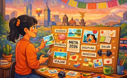 Crea tu vision board y plantea metas para el 2026, te decimos qué es y cómo hacerlo