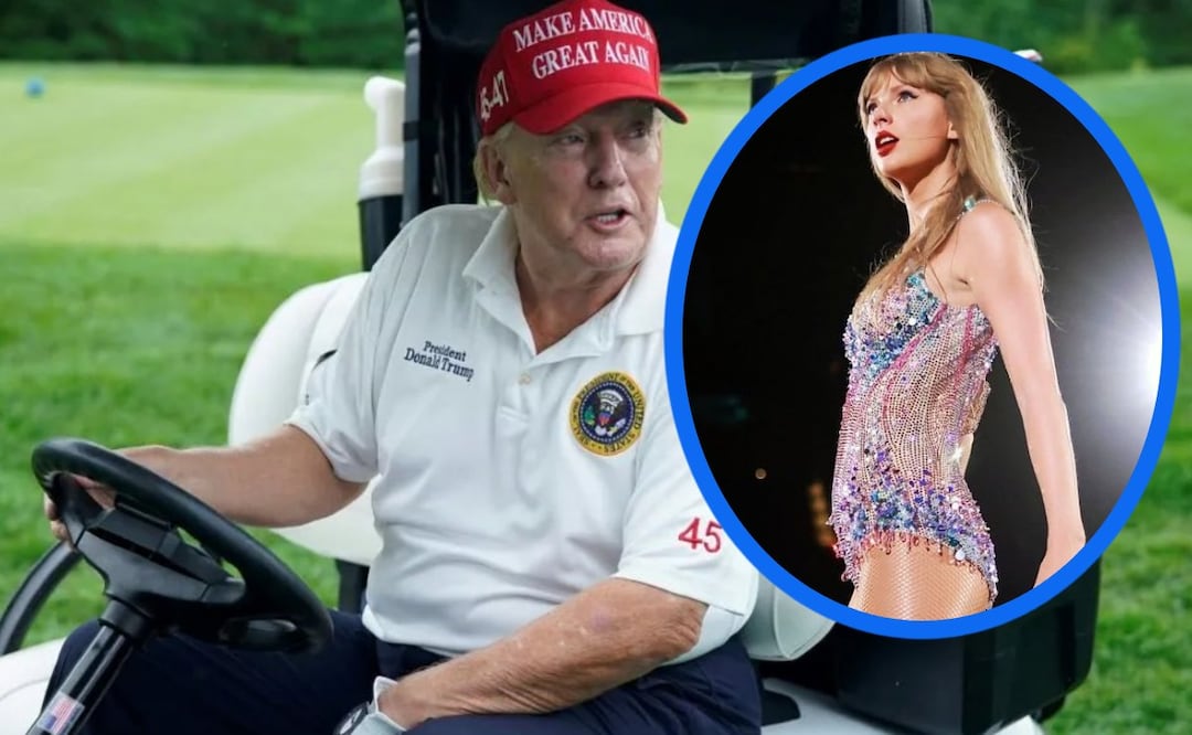 Donald Trump abiertamente le declara su odio a Taylor Swift, por no apoyarlo