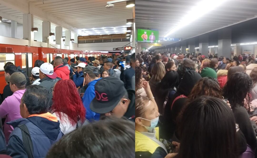 Retrasos en el Metro CDMX. Foto: (Especial)