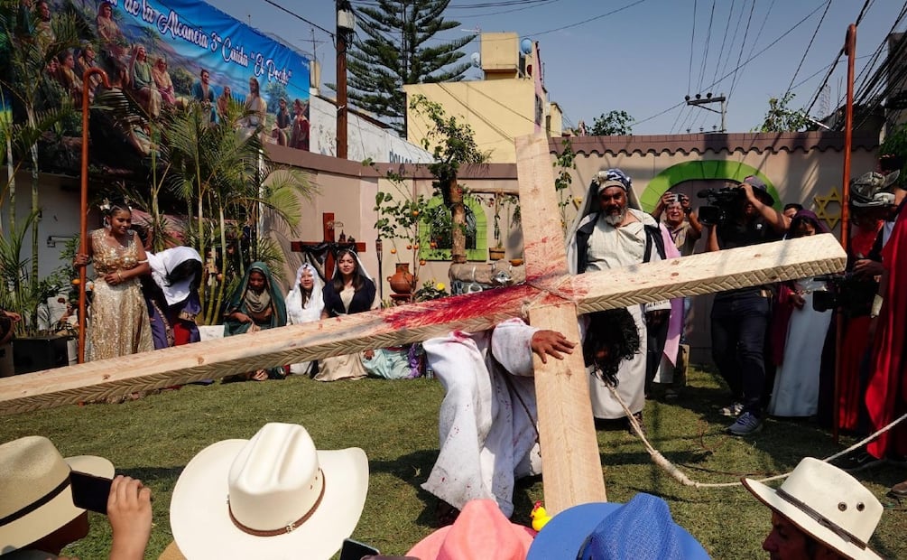 Pasión de Cristo en Iztapalapa estrena imagen: pintarán 450 casas y 190 comercios
Imagen: Cuartoscuro
