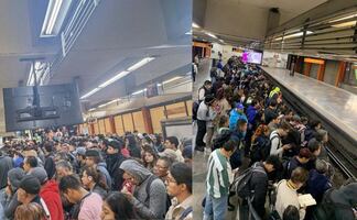 Línea 7 del Metro CDMX detenida y saturada ¿Qué está pasando? 