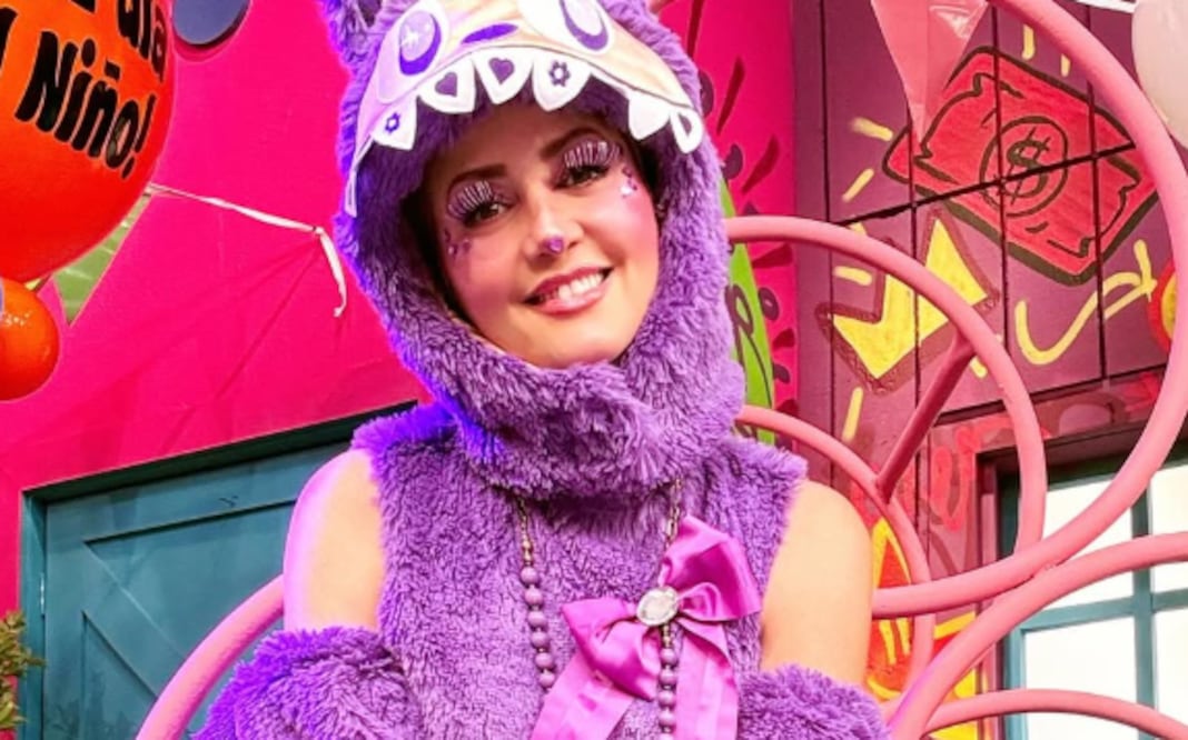 Andrea Legarreta con disfraz de Labubu (Foto: Instagram)