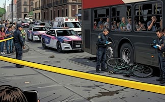 Tragedia en la GAM: Camión de turistas arrolla a ciclista en la colonia Gertrudis Sánchez