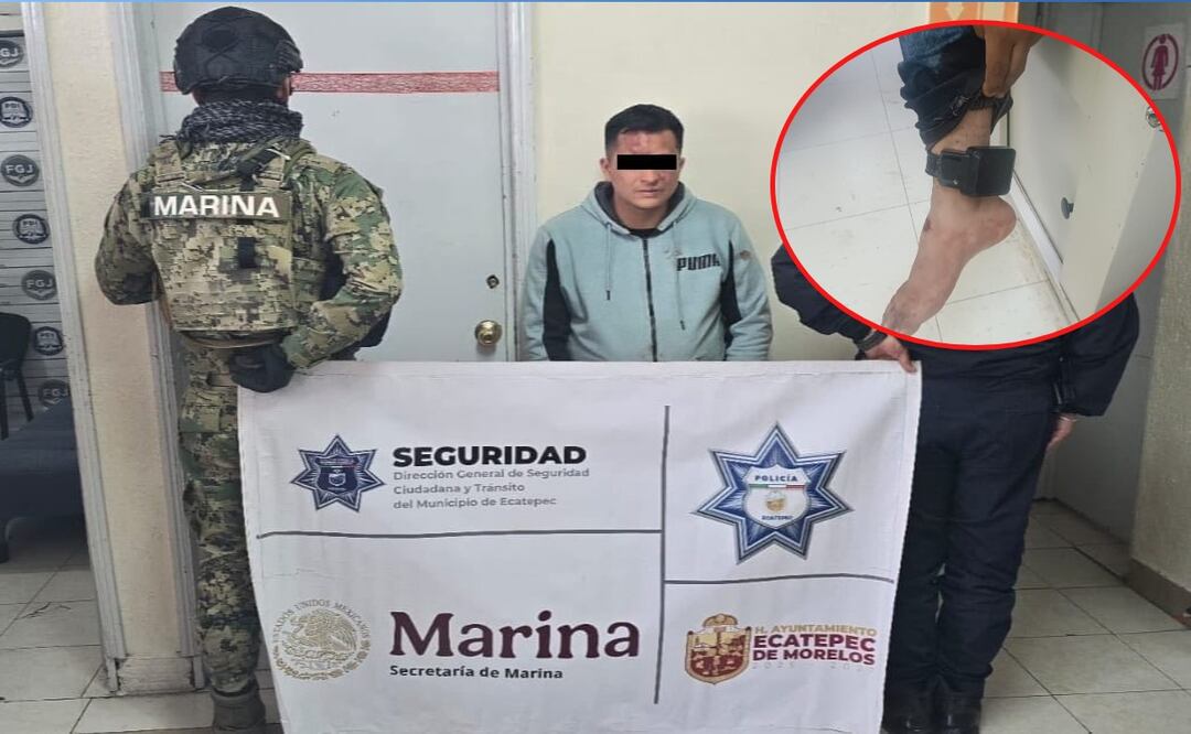 Hombre con brazalete electrónico andaba atracando en Ecatepec ¿Tienen solución estas personas?
Imagen: Especial