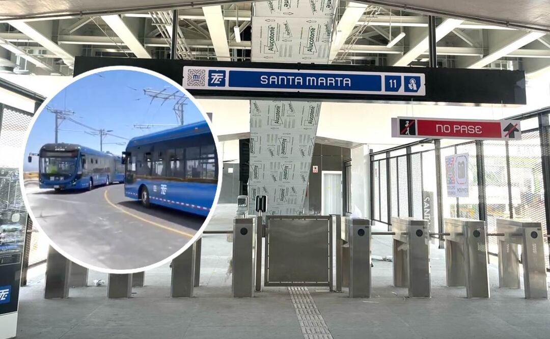 Foto: Redes sociales (Trolebús Elevado Santa Martha - Chalco: ¿Qué estaciones estarán en función y cuáles no?)