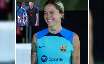 Mapi Leon niega haber toqueteado a Daniela Caracas en el partido Barcelona vs Espanyol