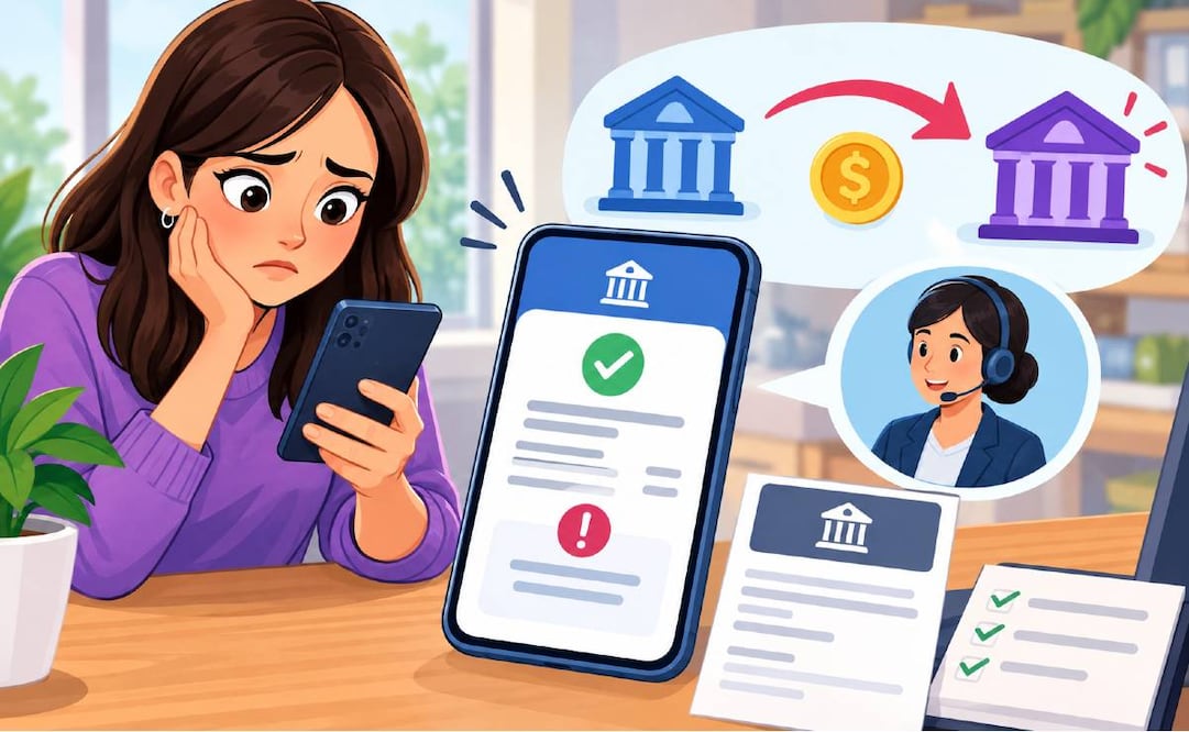 ¿Qué hago si transferí dinero a una cuenta equivocada?. Foto: (IA)
