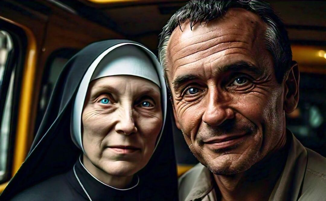 Monja le da su bendición a taxista antes de dejarla en su destino