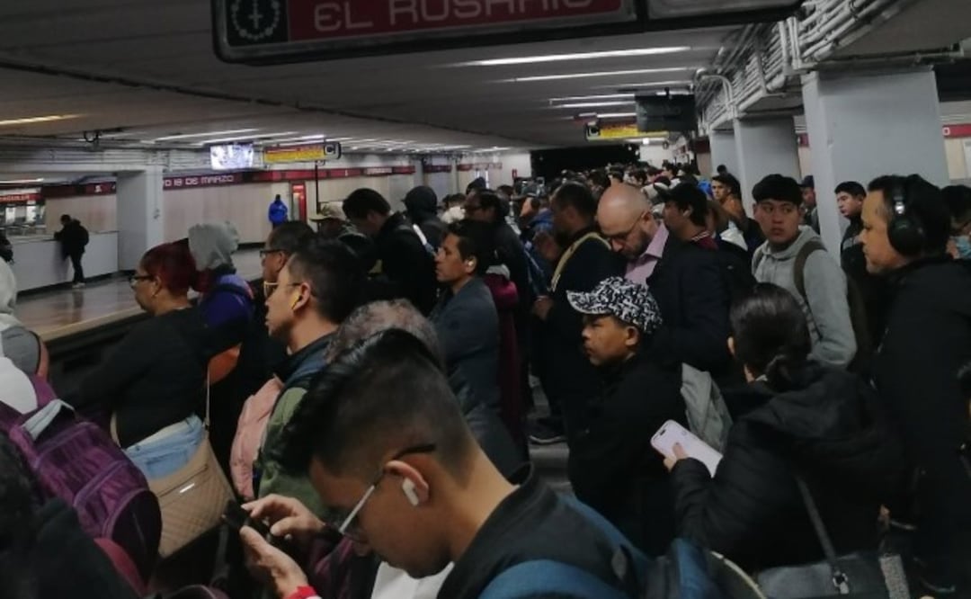 Línea 6 del Metro CDMX. Foto: (X: @AspeHP)