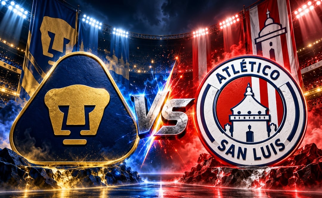 Pumas vs San Luis. Foto: IA