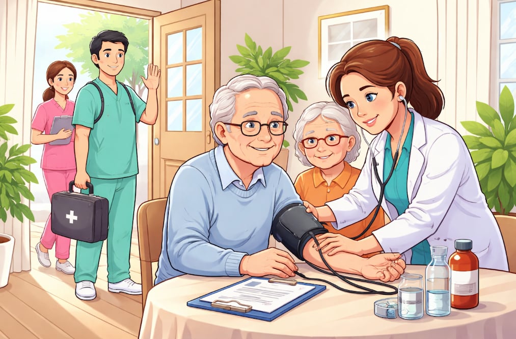 Salud Casa por Casa suma más de 10 millones de consultas médicas a domicilio (Foto: Creada con IA)