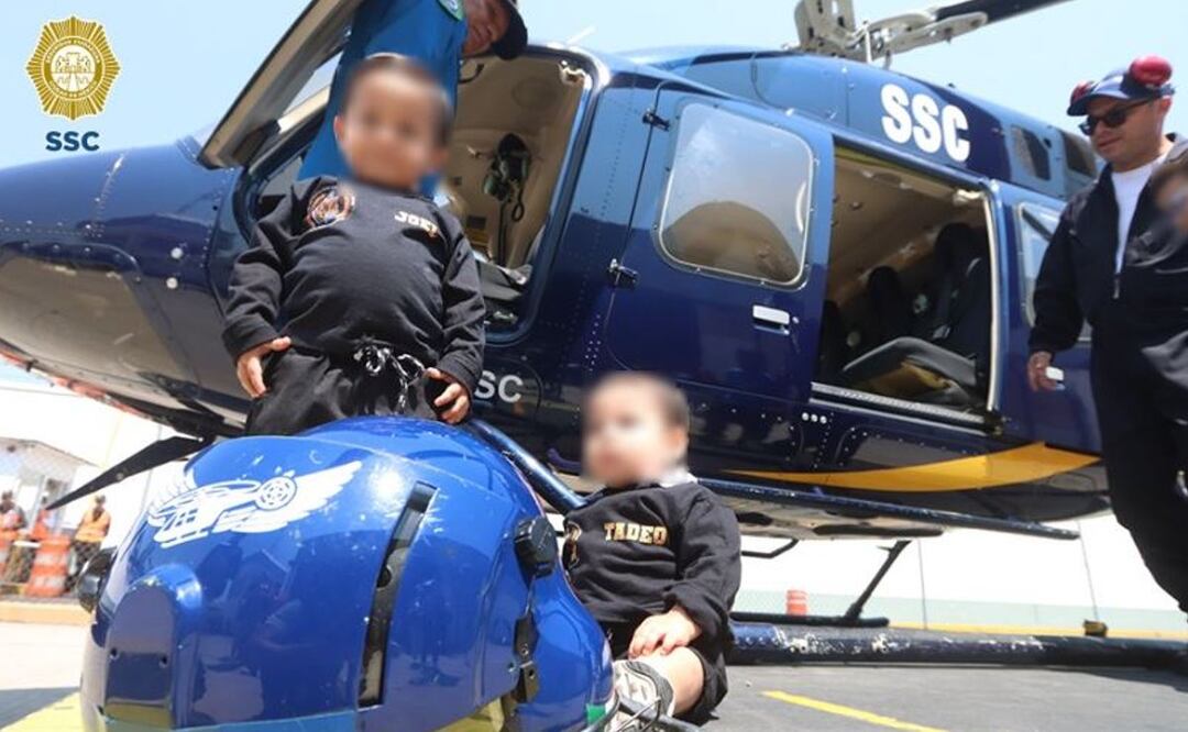 Festejan a lo grande el Día del Niño a hijos de policías, en la CDMX