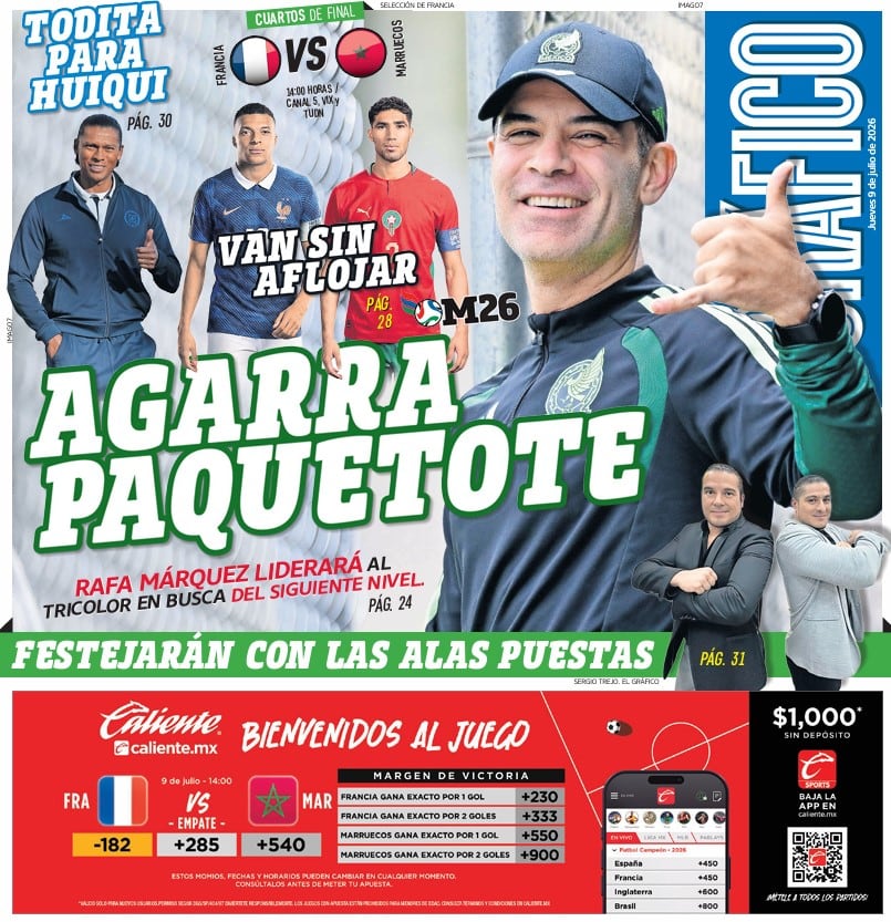 Portada El Gráfico | Jueves 9 de Julio de 2026