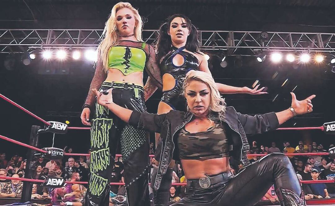 “Triangle of Madness” llega a la Arena México para revolucionar la lucha libre femenil. Foto: (AEW)