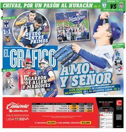 Portada El Gráfico | Domingo 2 de Noviembre de 2025