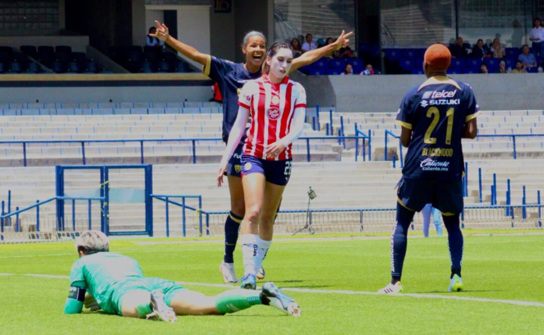 Pumas Femenil empata contra Chivas, vuelven a dividir puntos después de cuatro años