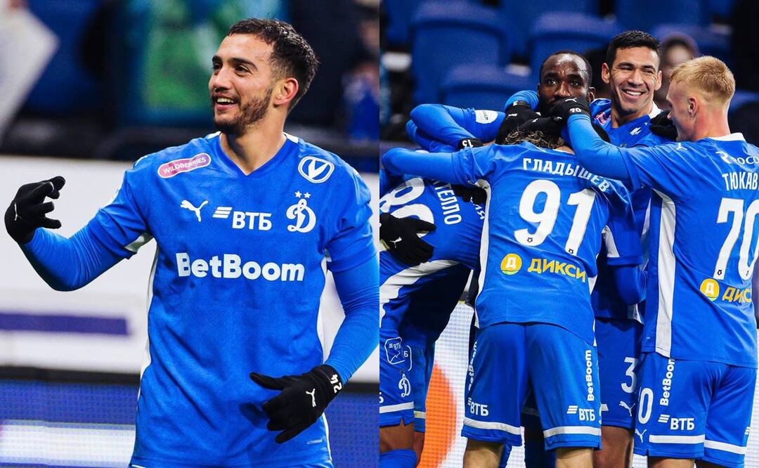 Luis Chávez se aventó golazo de "palomita" en la Liga Premier de Rusia