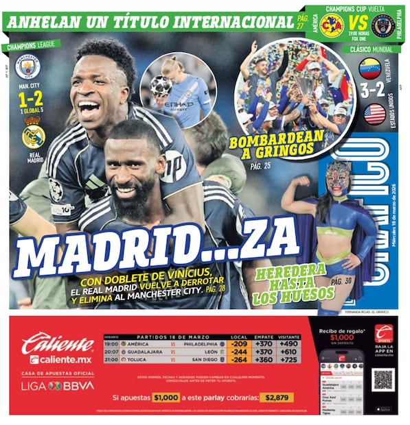 Portada El Gráfico | Miércoles 18 de marzo de 2026