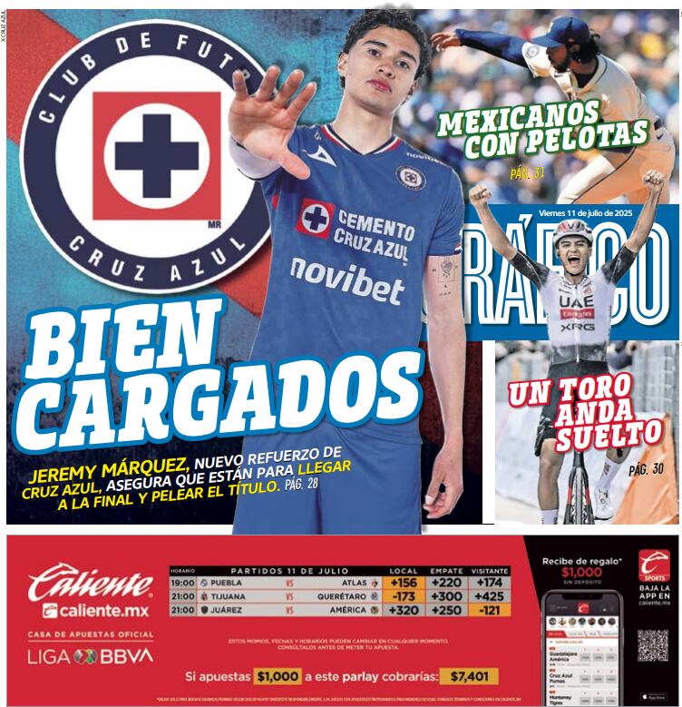 Portada El Gráfico | Viernes 11 de julio 2025