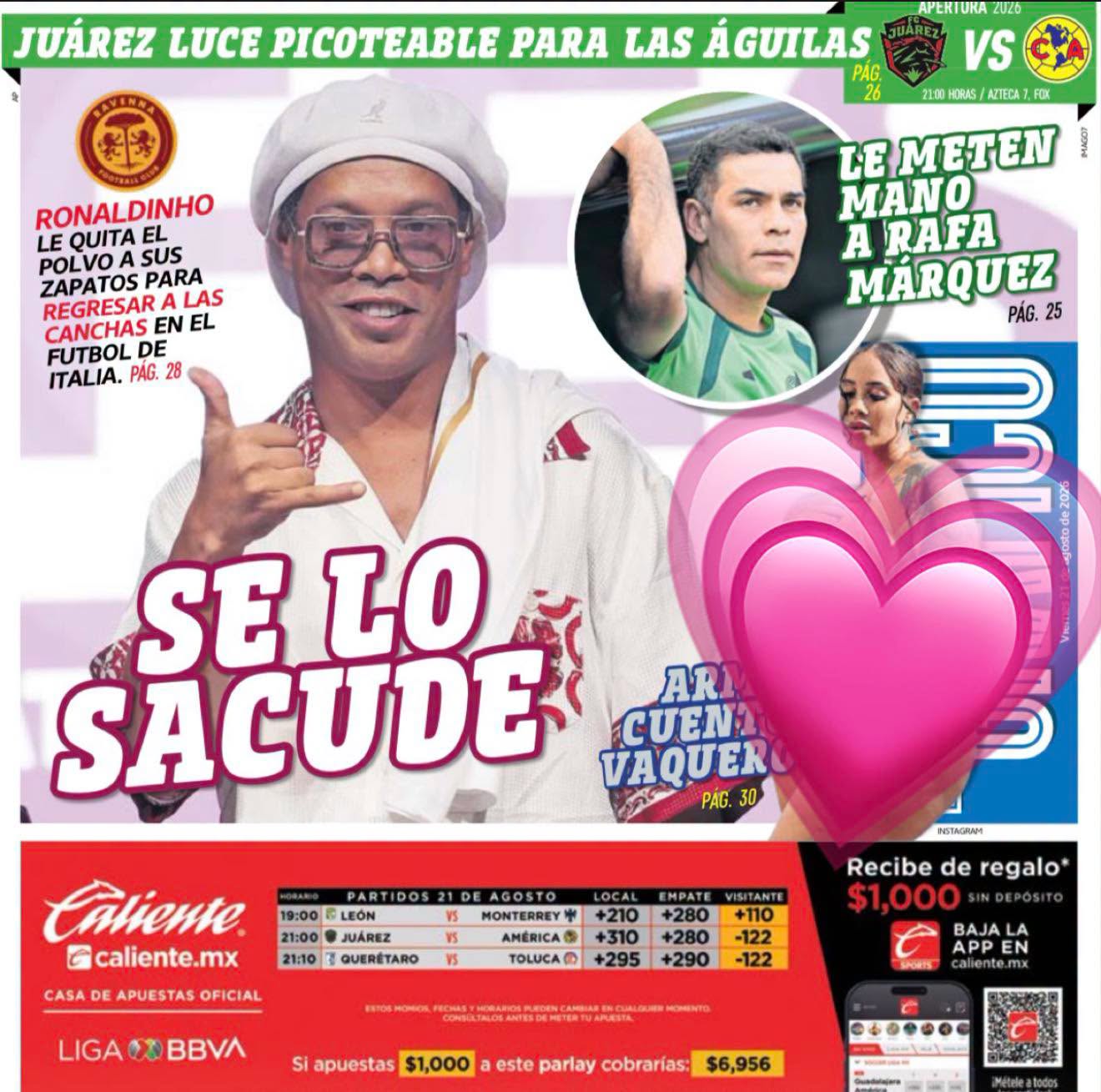 Portada El Gráfico | Viernes 21 de Agosto de 2026