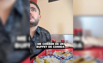 ¿Un buffet tiene límite de tiempo y comida? A un hombre lo corrieron por tragón 