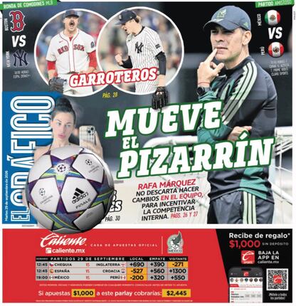 Portada El Gráfico | Martes 29 de septiembre 2026