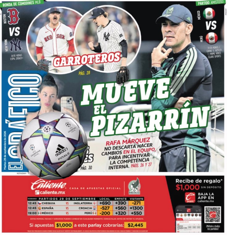 Portada El Gráfico | Martes 29 de septiembre 2026