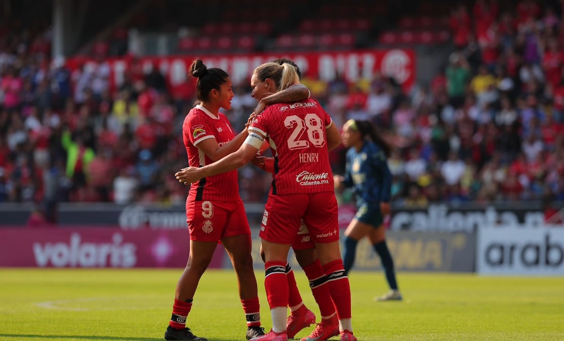Foto: X (Toluca derrota al América en la Liga MX Femenil )