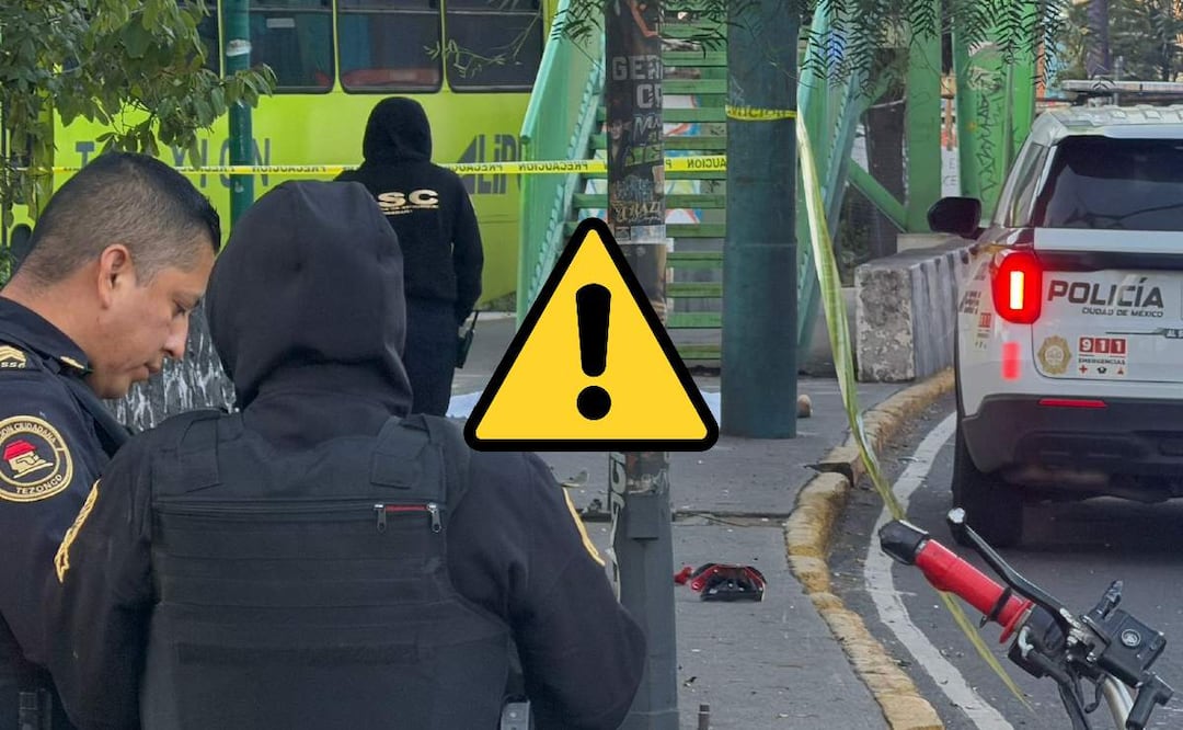 Motociclista muere estampado contra el muro de contención en Iztapalapa. Foto: (Especial)