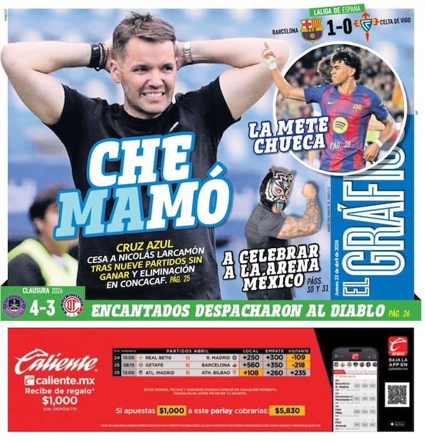 Portada El Gráfico | Jueves 23 de abril de 2026