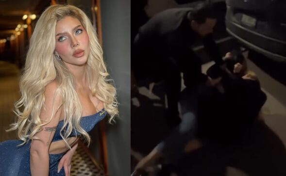 VIDEO: Captan a influencer Sol León envuelta en pelea callejera con la nueva novia de su ex