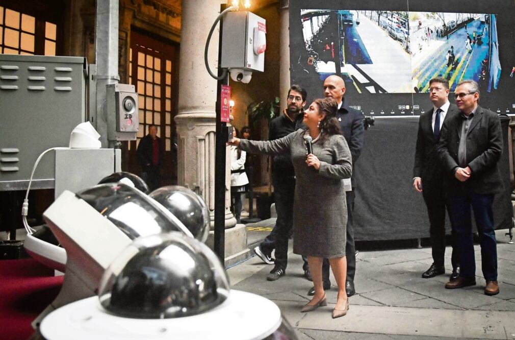 Clara Brugada, en el C5.