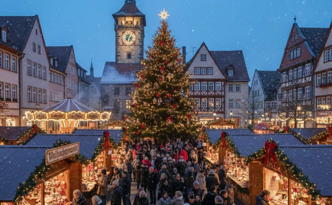 Imagen ilustrativa: IA (Mercado Navideño Alemán 2025: Siéntete como en Europa y disfruta de alimentos, música y artesanías )