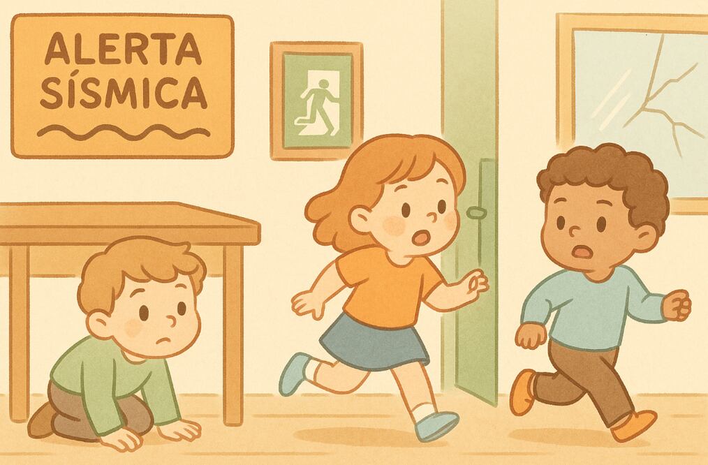 Alerta sísmica (Foto: Creada con IA)