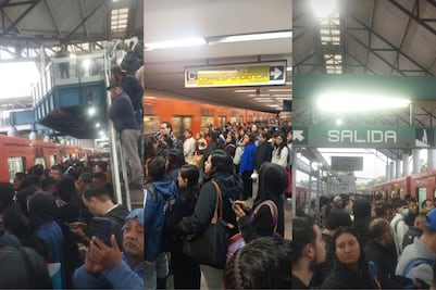 Metro CDMX hoy: Lluvia provoca retrasos en 5 líneas y colapso en la Línea B
