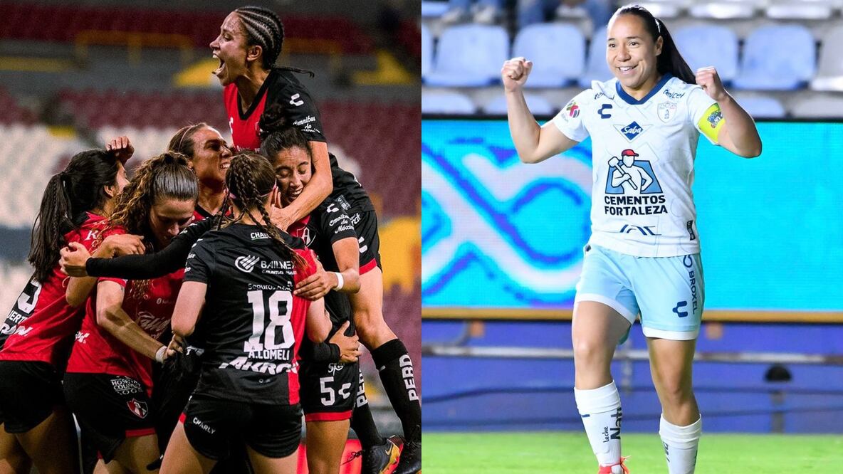Foto: Redes sociales (Atlas y Pachuca Femenil empatan en la ida de los Cuartos de Final de la Liga MX Femenil)