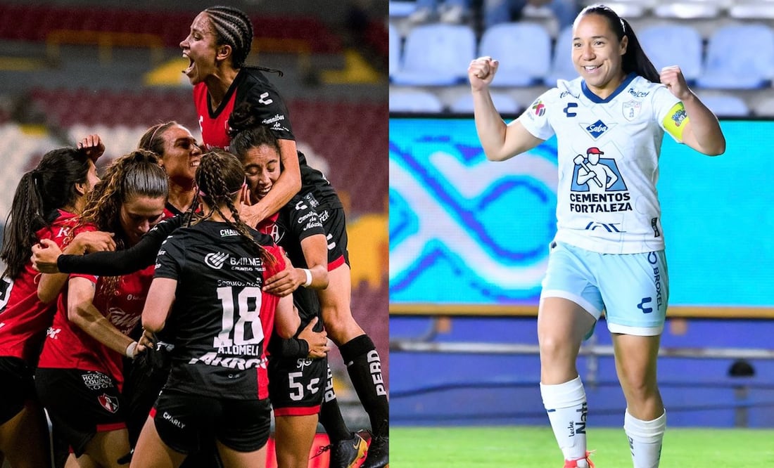 Foto: Redes sociales (Atlas y Pachuca Femenil empatan en la ida de los Cuartos de Final de la Liga MX Femenil)