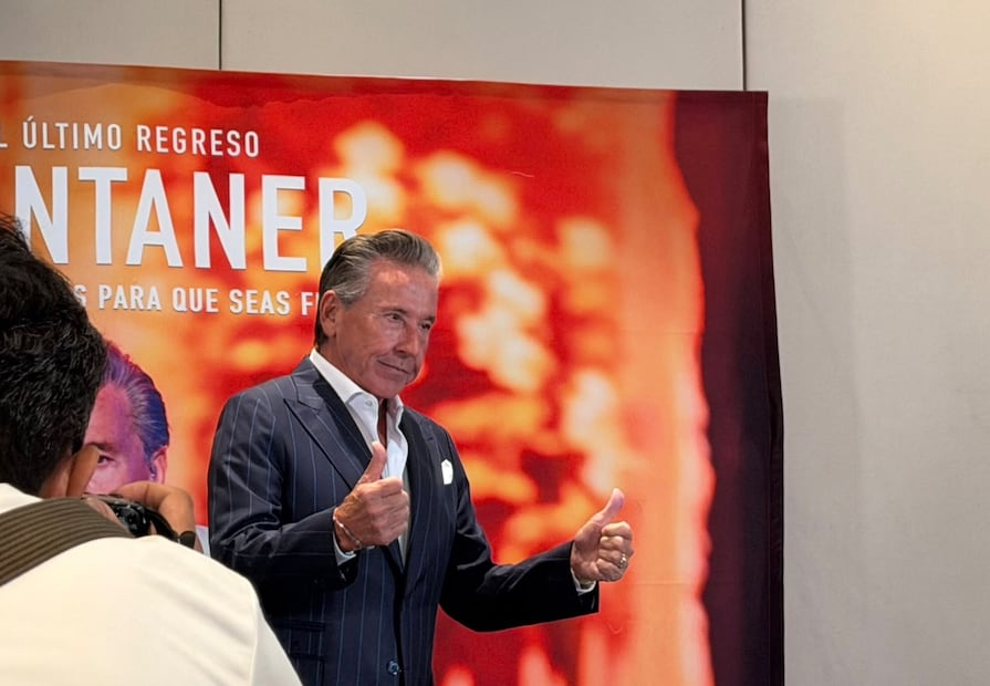 Ricardo Montaner, en conferencia de prensa en la CDMX (Foto: Azeem Gómez)