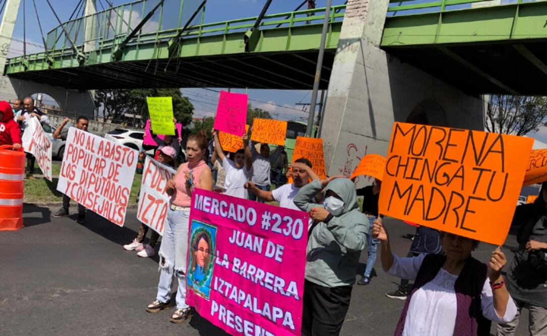 Bloqueo en CDMX (Foto: Diego Simón)