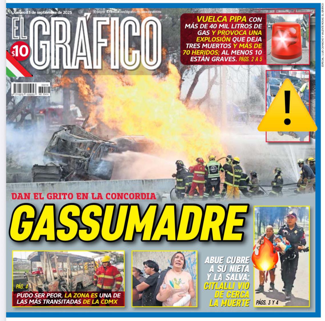 Portada El Gráfico | Jueves 11 de septiembre de 2025