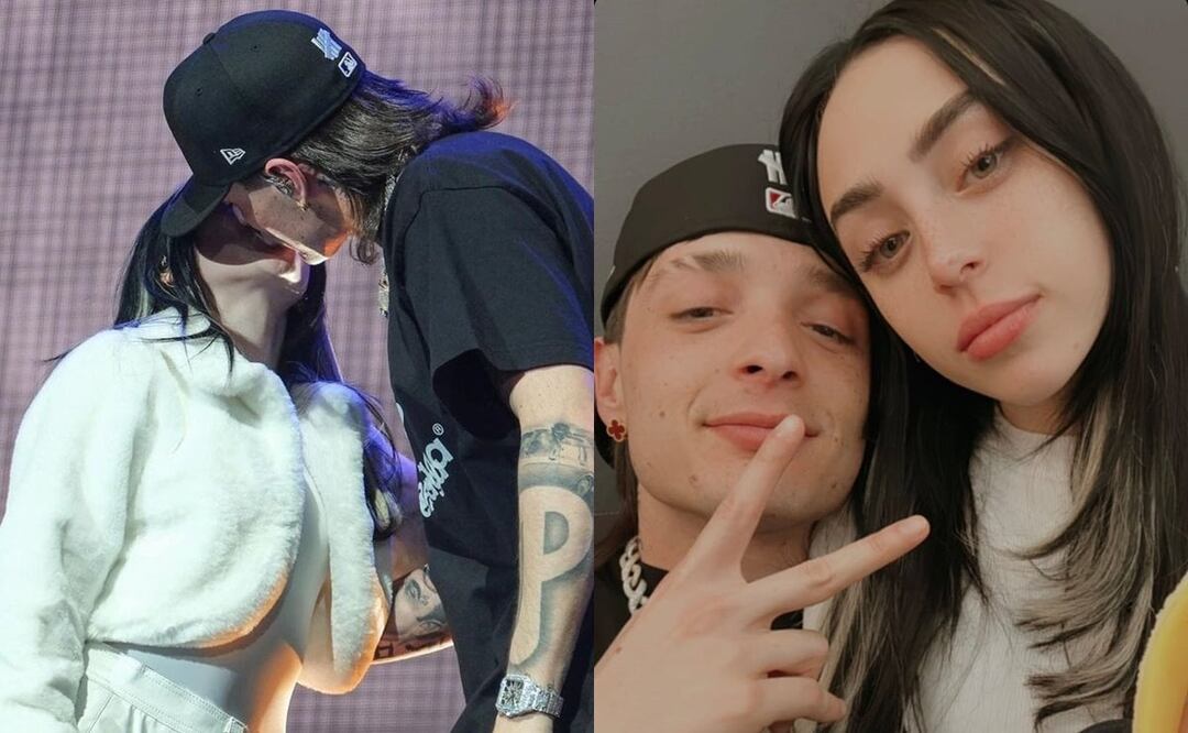 Tras beso en vivo, Peso Pluma y Nicki Nicole encomiendan su noviazgo al 'santo del amor'