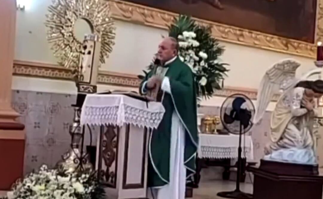 Sacerdote michoacano revienta en misa contra organizadores de Juegos Olímpicos