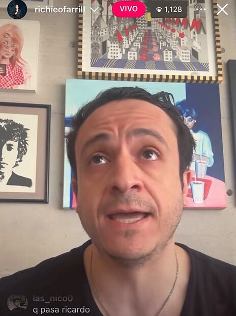 Ricardo O’ Farrill en su live (Vía: Tik Tok)