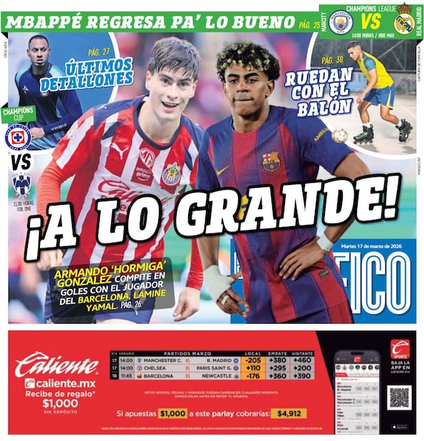 Portada El Gráfico | Martes 17 de marzo de 2026