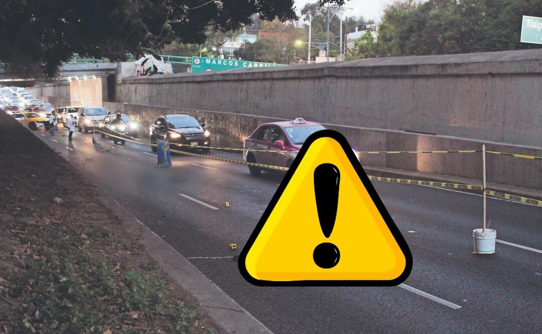 Autos le pasaron por encima a una persona en Viaducto Río de la Piedad