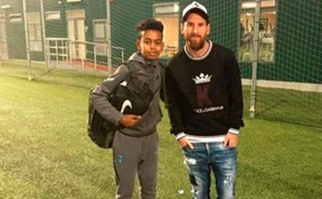 FOTOS: Así fue el día en que Messi y Yamal se conocieron en un baño del Camp Nou