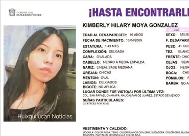Desaparece estudiante de la UNAM en Naucalpan: Kimberly fue a la papelería y ya no regresó