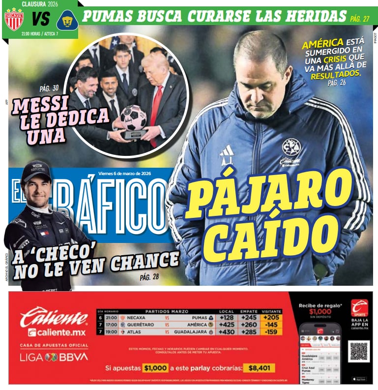 Portada El Gráfico | Viernes 6 de marzo de 2026