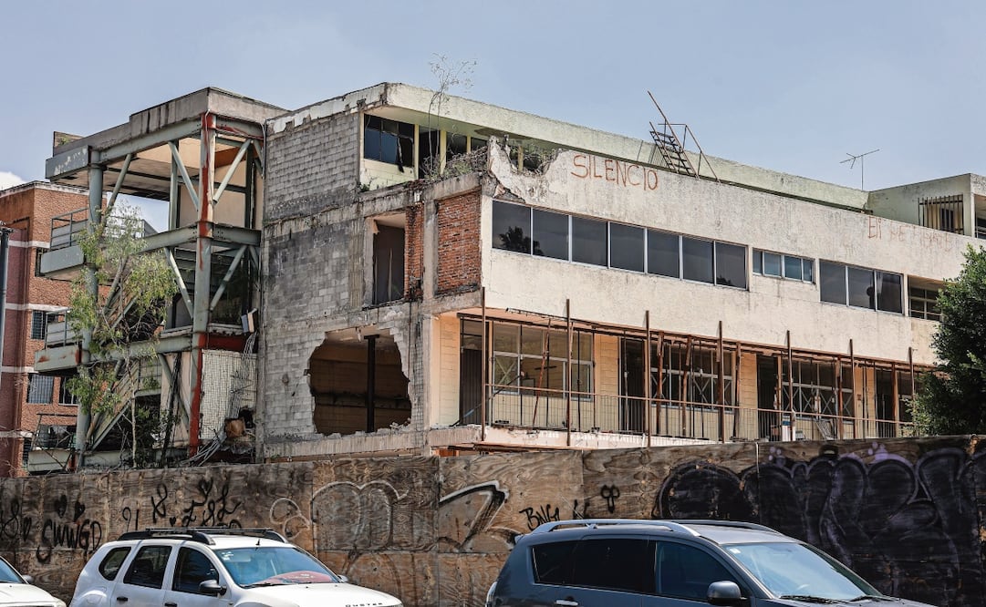 Colegio Enrique Rébsamen a 9 años del sismo que lo destruyó en 2017 Foto: Gabriel Pano EL GRÁFICO